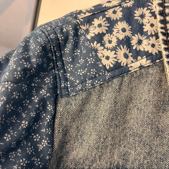 Anthropologie - Avec Les Filles Denim Quilted Jacket - Picture 7 of 11